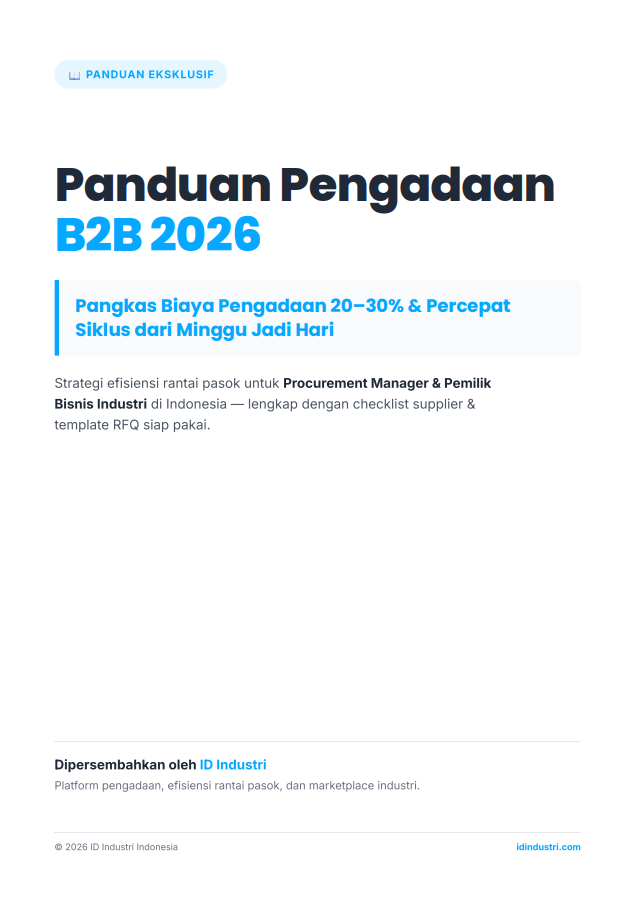 Panduan Pengadaan B2B 2026